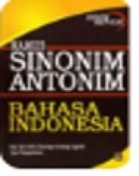 Image of Kamus Sinonim Antonim Bahasa Indonesia